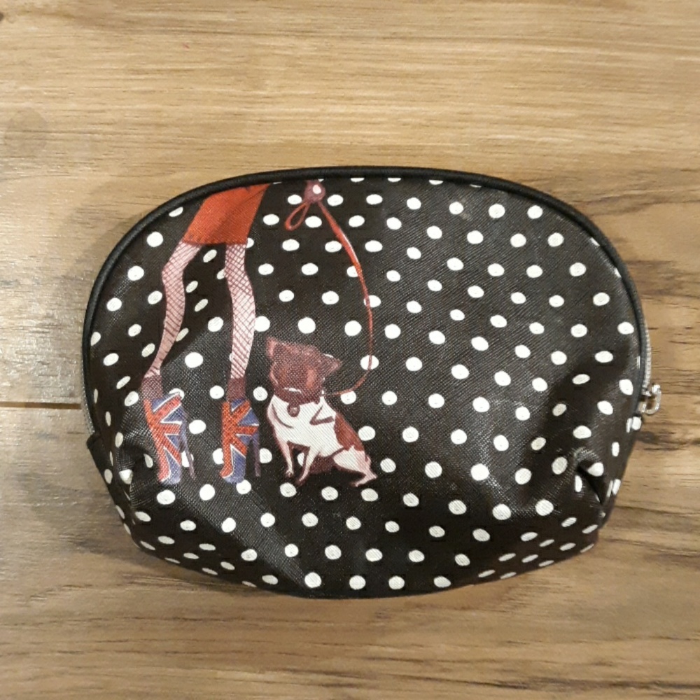 iZAK Zenou New York Polka Dot Dog Walker Bag